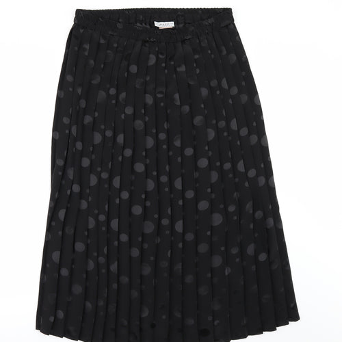 Paul Womens Black   A-Line Skirt Size 14