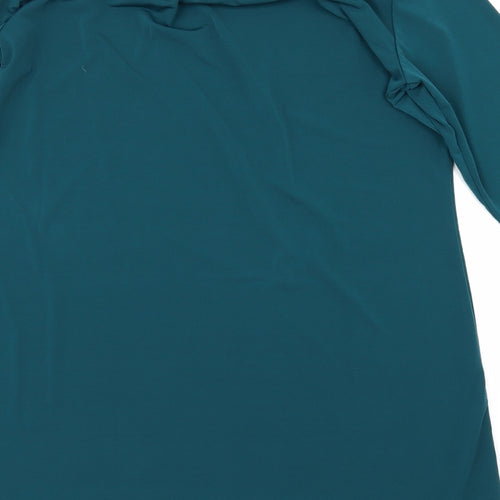 Susan Graver Womens Green   Tunic Blouse Size S