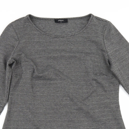 Papaya Womens Grey Check  Mini  Size 10