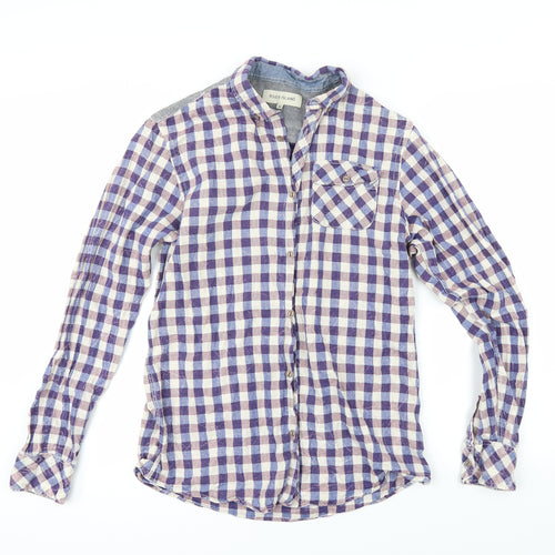 River Island Mens Multicoloured Check   Button-Up Size M