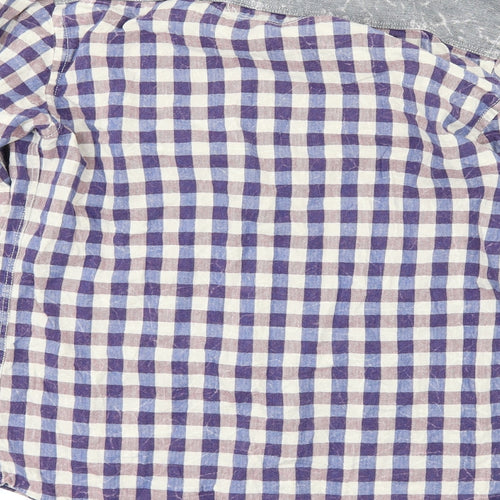 River Island Mens Multicoloured Check   Button-Up Size M