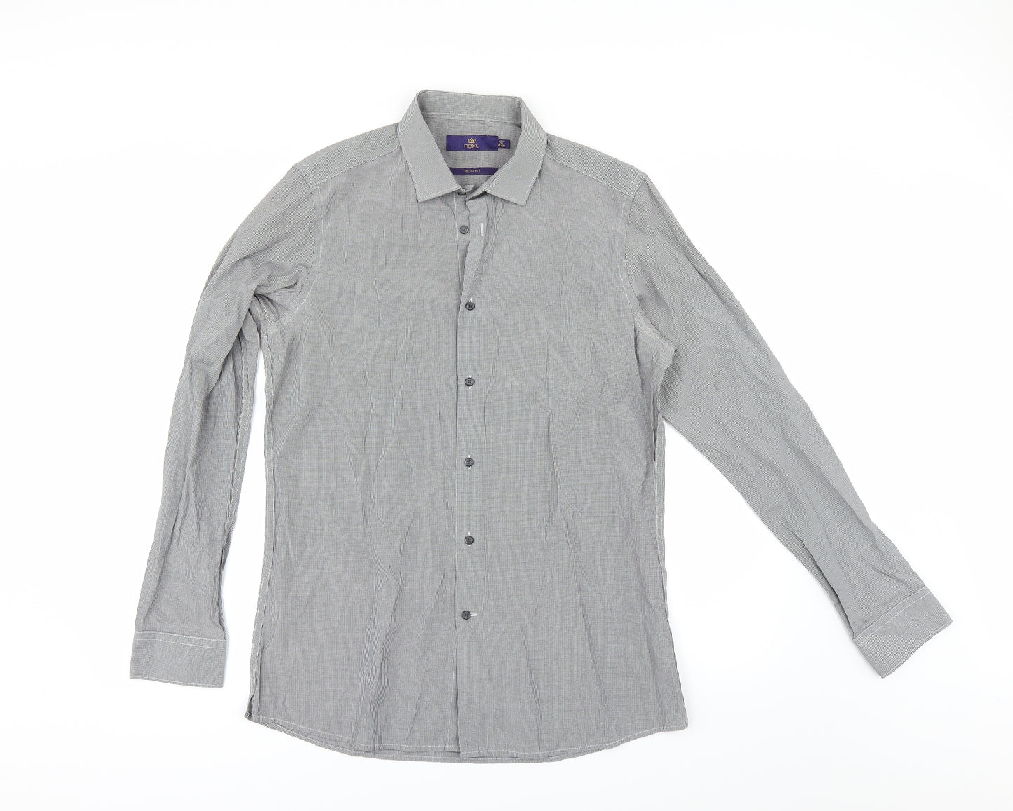 NEXT Mens Grey    Button-Up Size 16