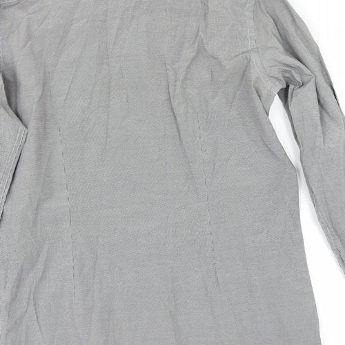 NEXT Mens Grey    Button-Up Size 16