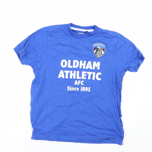 official merchandise Boys Beige   Basic T-Shirt Size 9-10 Years  - Oldham Athletic