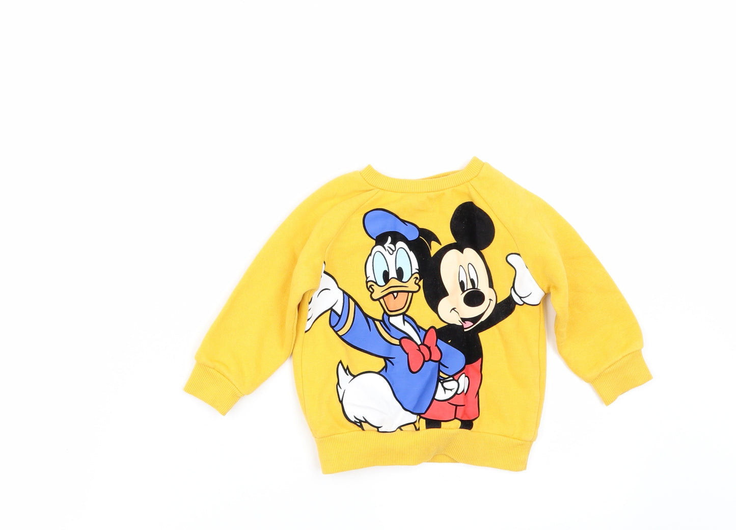 Primark Baby Yellow   Pullover Jumper Size 3-6 Months  - Disney