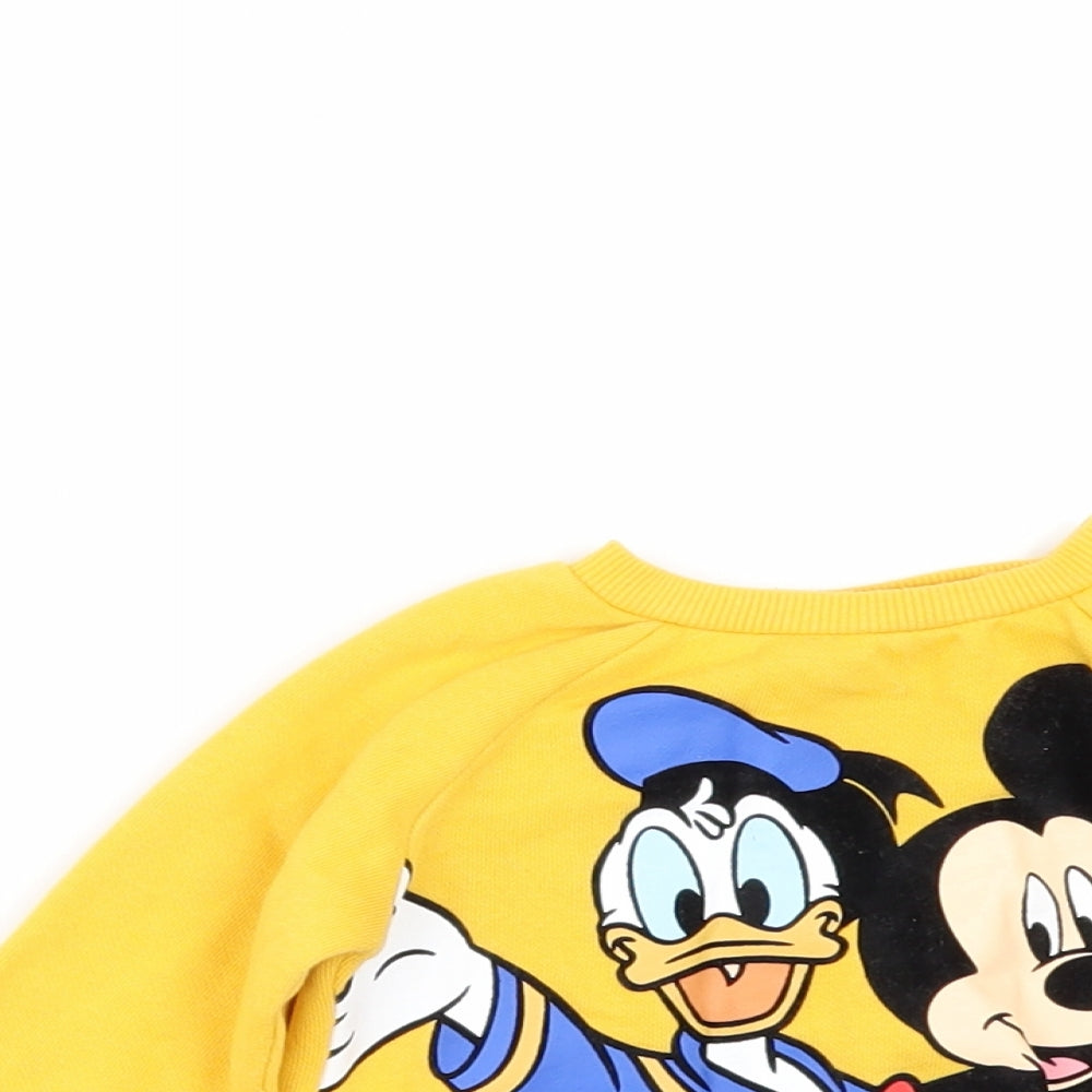 Primark Baby Yellow   Pullover Jumper Size 3-6 Months  - Disney