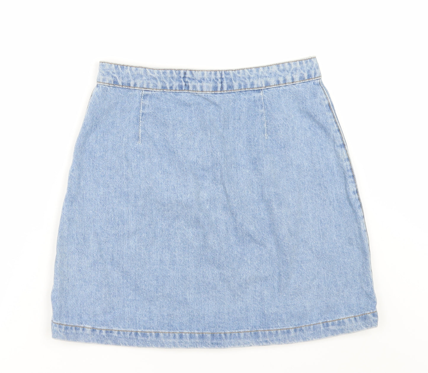 New Look Girls Blue  Denim A-Line Skirt Size 13-14 Years