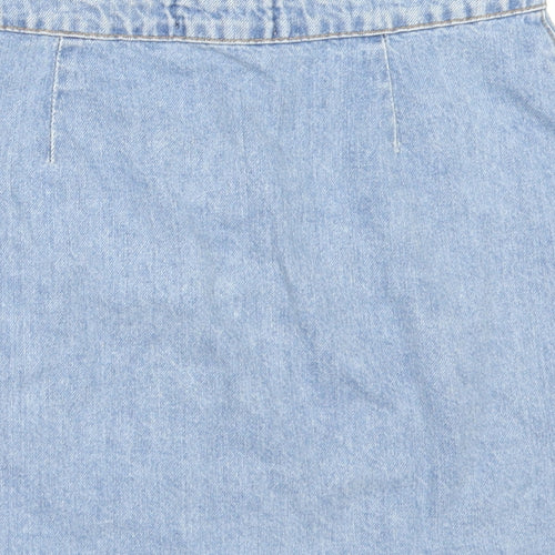 New Look Girls Blue  Denim A-Line Skirt Size 13-14 Years