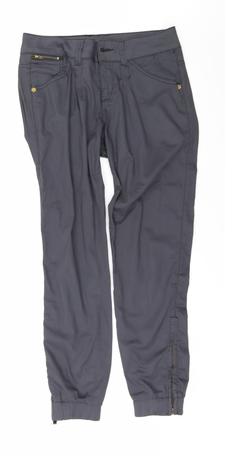 Vera Moda Womens Grey Trousers Size 30 in L29 in
