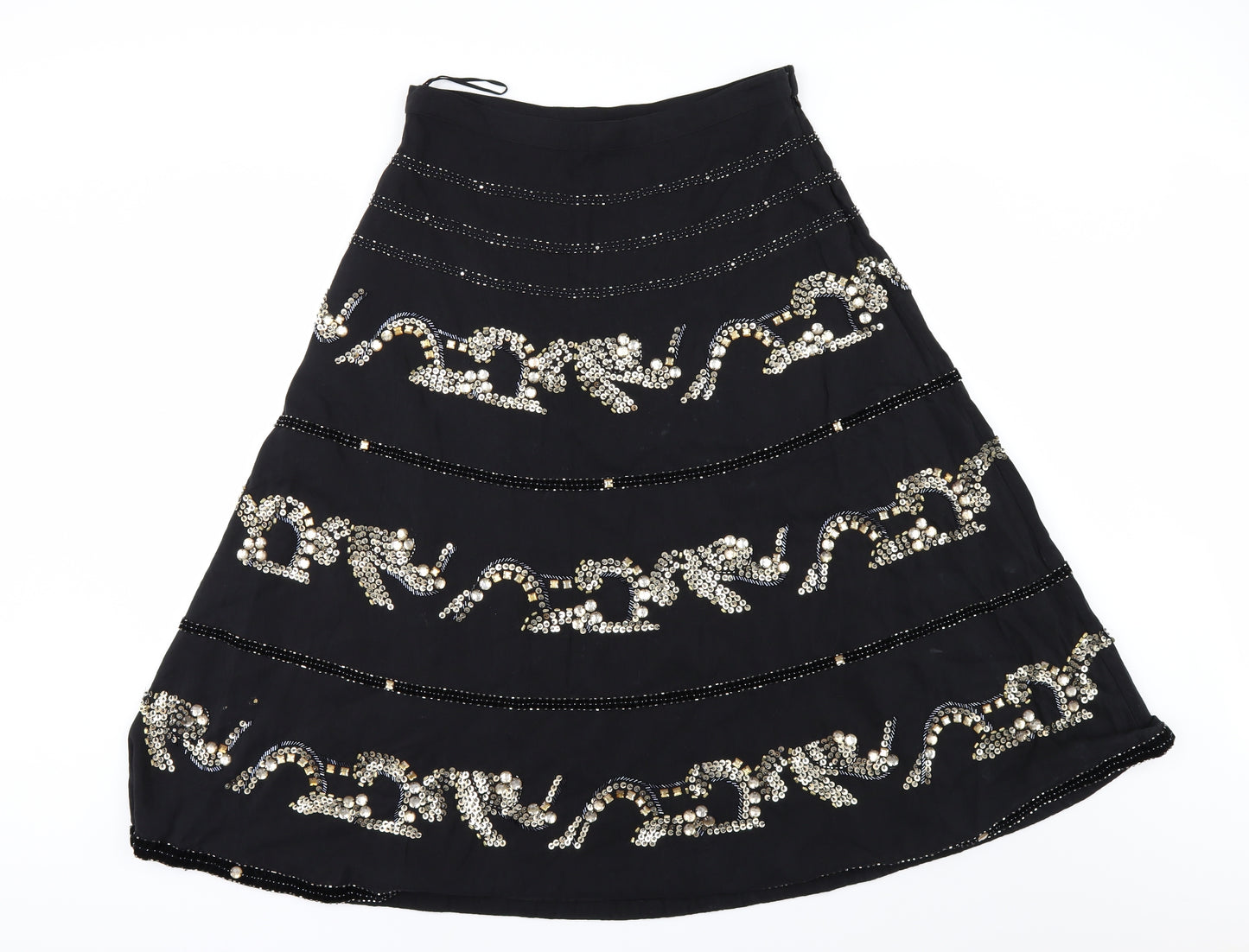 Jigsaw Womens Black   A-Line Skirt Size 34 in