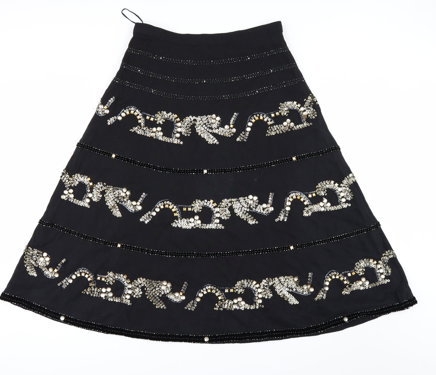 Jigsaw Womens Black   A-Line Skirt Size 34 in