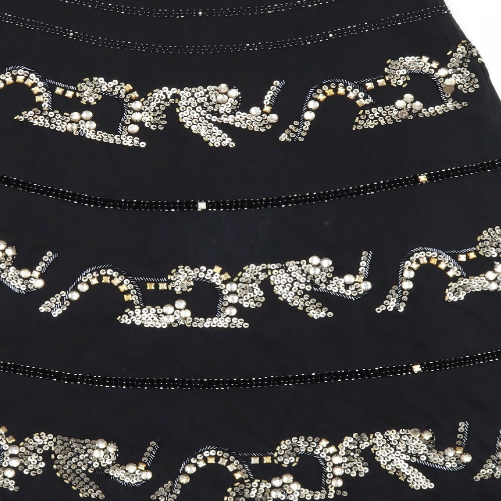 Jigsaw Womens Black   A-Line Skirt Size 34 in