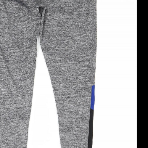 Workout Womens Grey   Jogger Leggings Size L L24 in