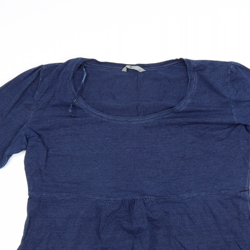 TU Womens Blue   Skater Dress  Size 16