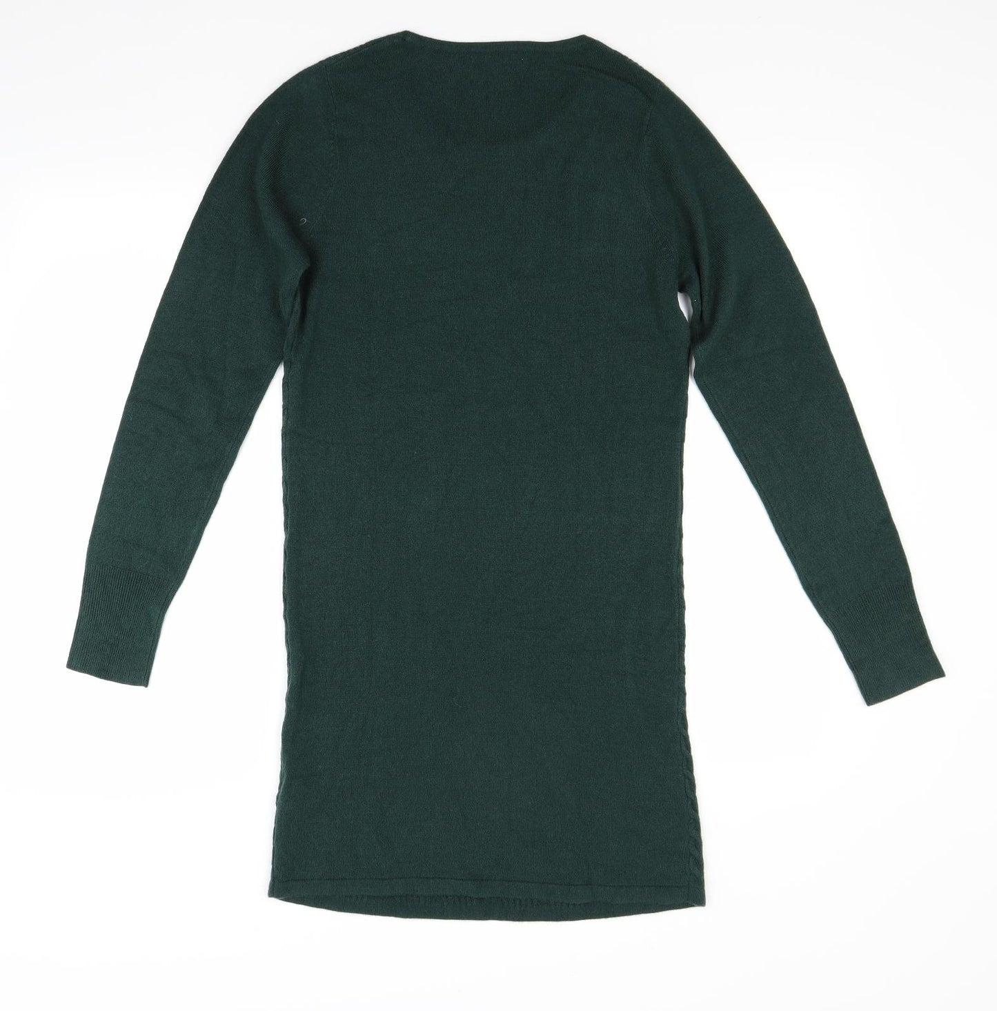TU Womens Green   Jumper Dress  Size 8
