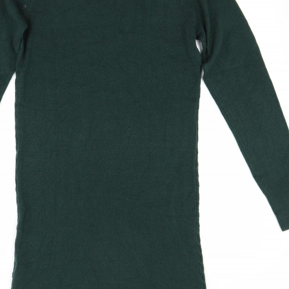TU Womens Green   Jumper Dress  Size 8