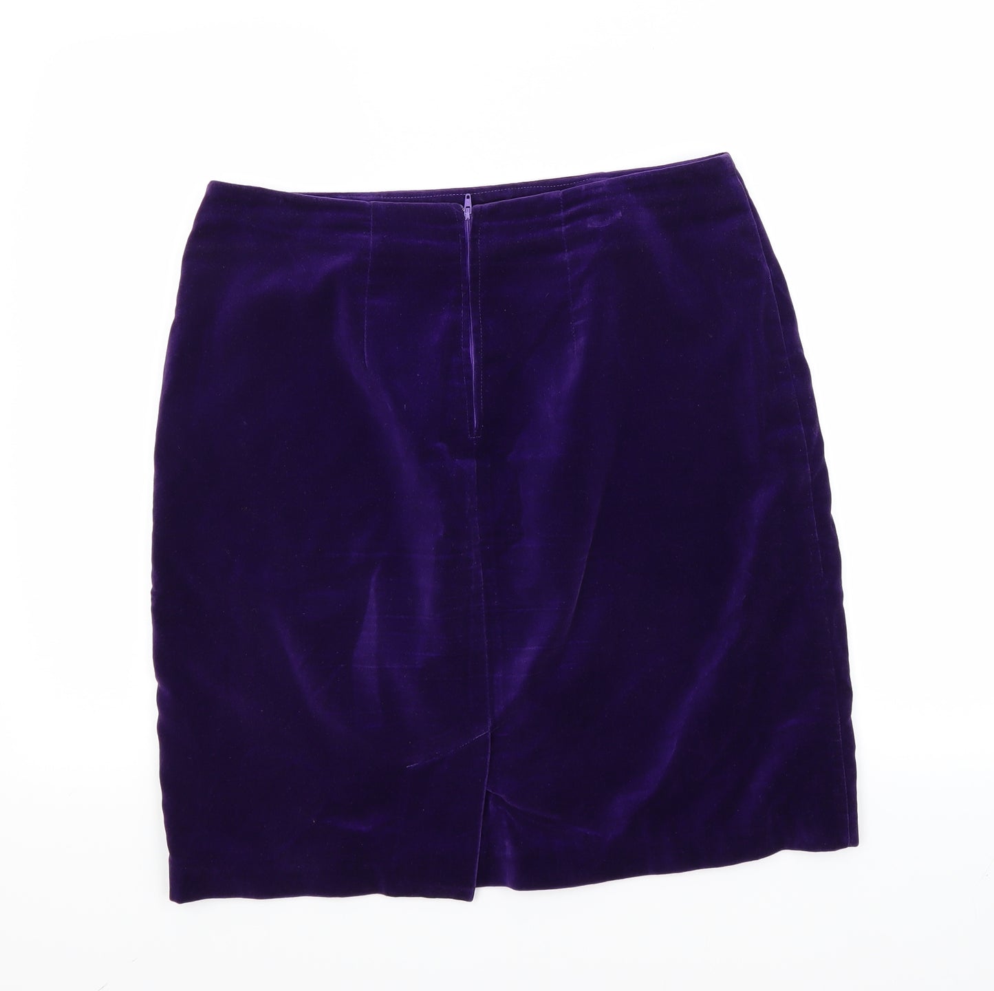 Preworn Womens Purple   A-Line Skirt Size 32 in