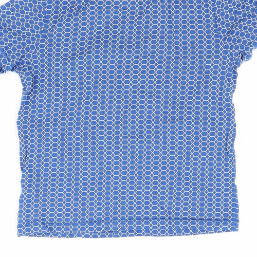 F&F Boys Blue Striped  Basic T-Shirt Size 7-8 Years