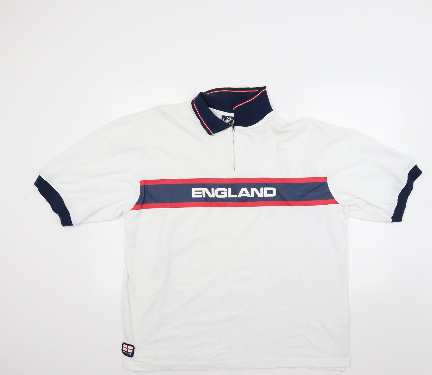 Admiral Mens White    Polo Size 2XL  - England