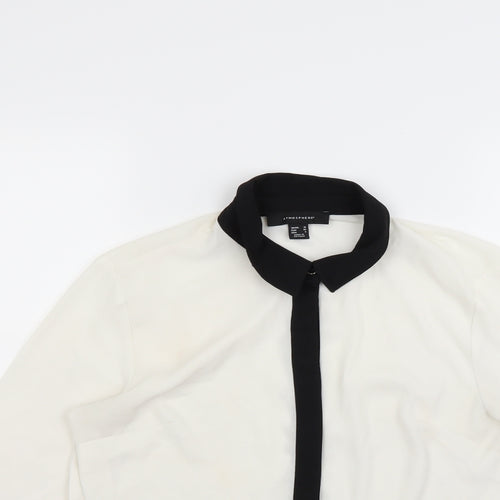 Atmosphere Womens White   Basic Blouse Size 10