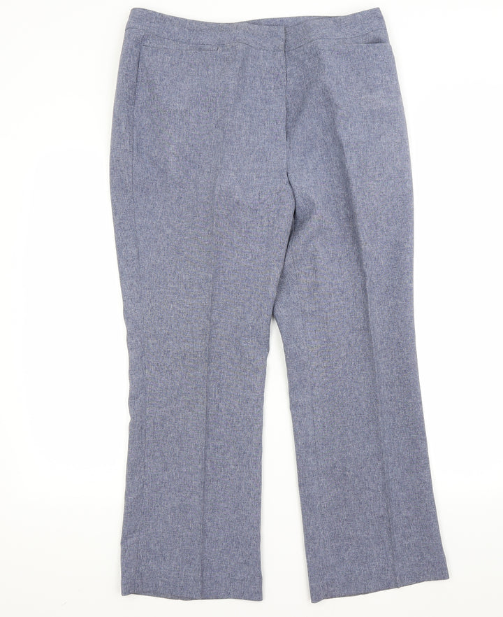 Atmosphere Womens Blue Trousers Size 16 L26 in