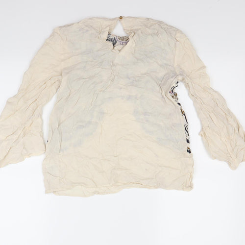 H&M Womens Brown   Basic Blouse Size XS