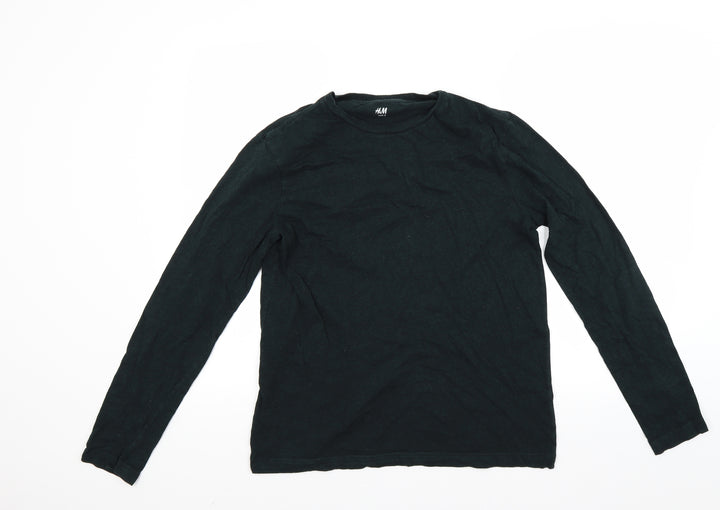 H&M Womens Green   Pullover Jumper Size S