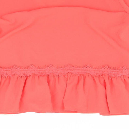 Yas Womens Red   Basic Blouse Size S