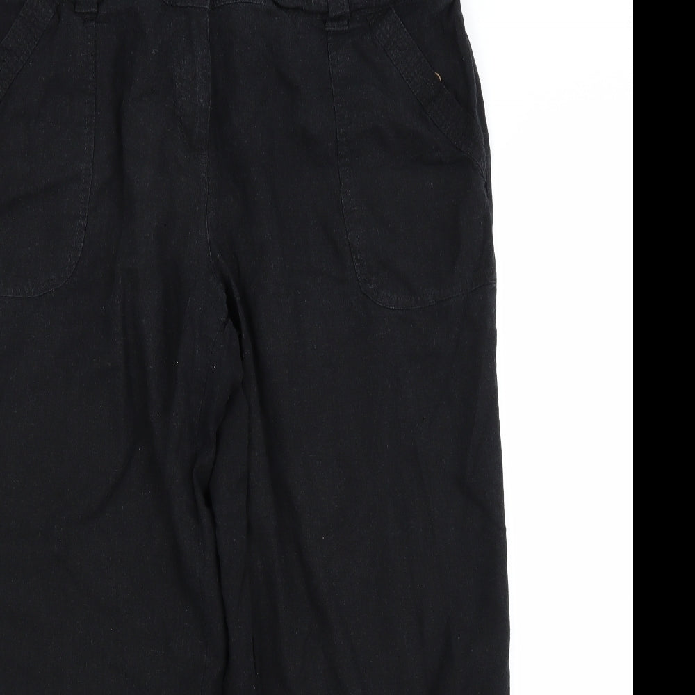 Debenhams Womens Black   Trousers  Size 16 L26 in