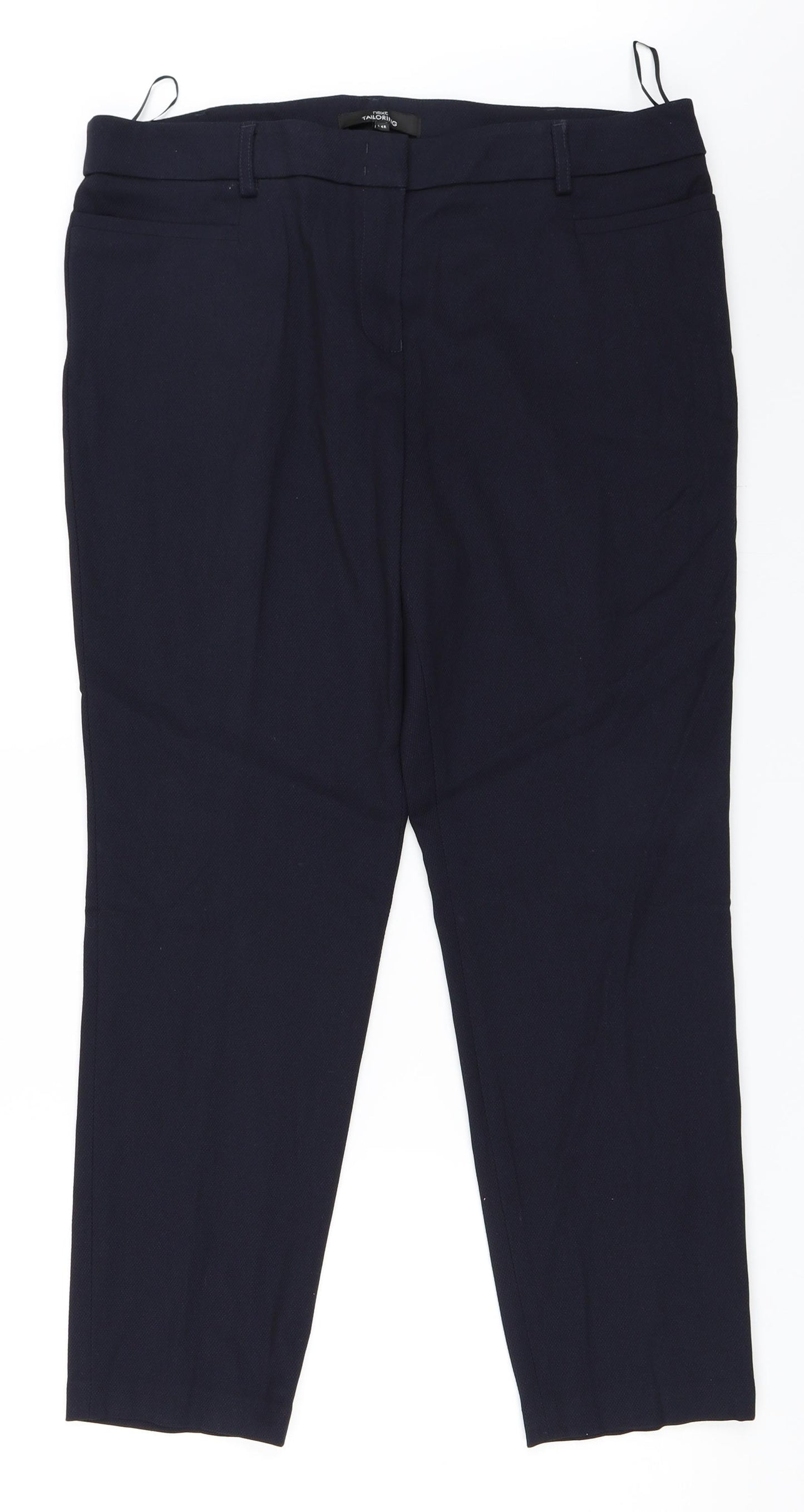 NEXT Womens Blue   Trousers  Size 14 L27 in