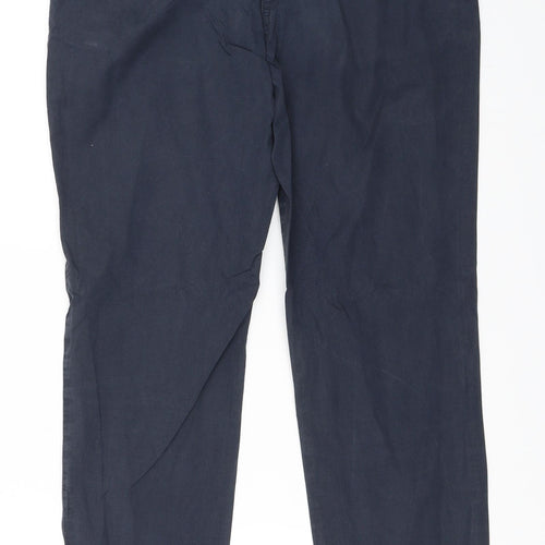 NEXT Womens Blue   Chino Trousers Size 8 L28 in