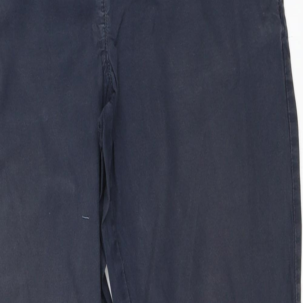 NEXT Womens Blue   Chino Trousers Size 8 L28 in