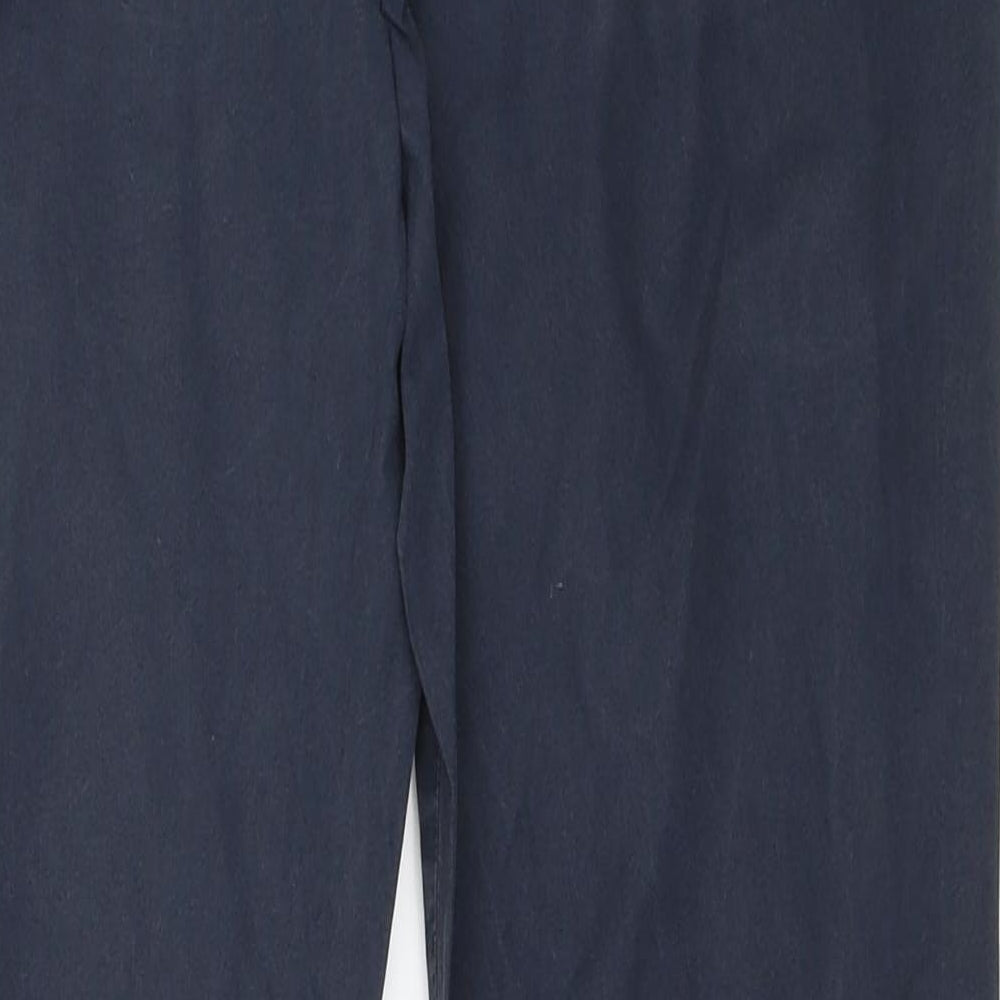 NEXT Womens Blue   Chino Trousers Size 8 L28 in