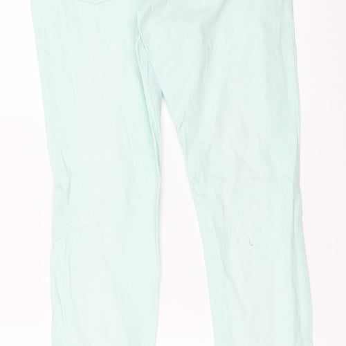 Yigga Girls Green   Straight Jeans Size 14 Years