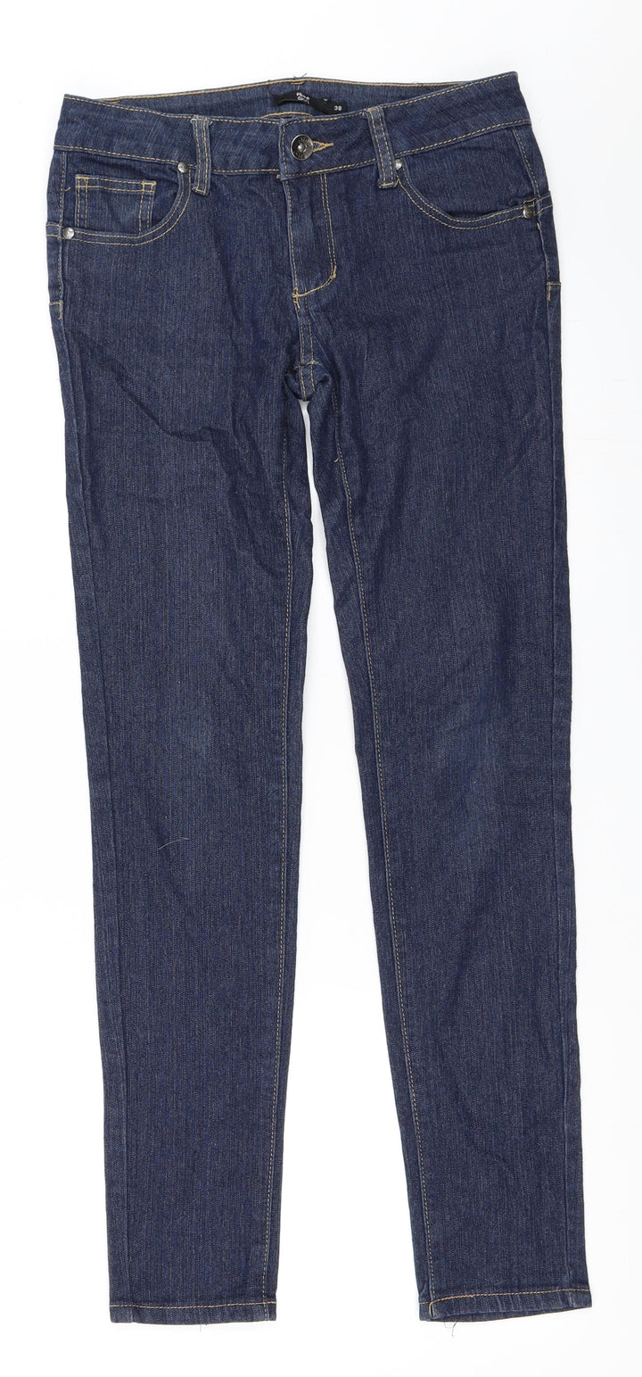Nice Girl Womens Blue  Denim Skinny Jeans Size 38 L29 in