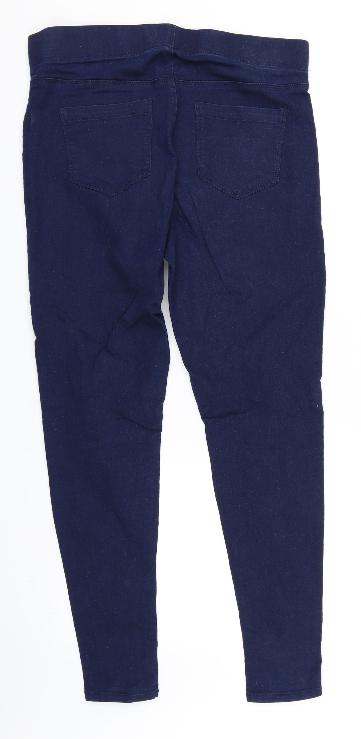Preworn Womens Blue  Denim Jegging Jeans Size 12 L27 in