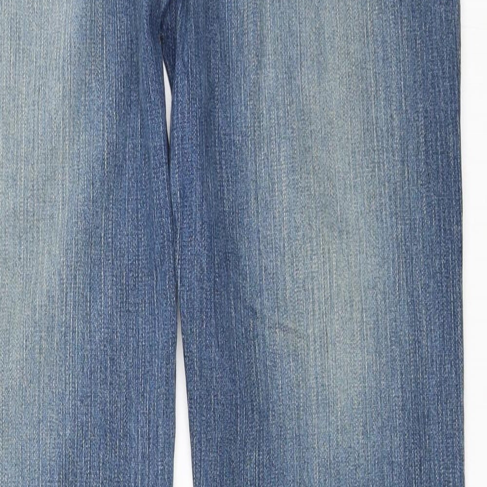 Dorothy Perkins Womens Blue  Denim Bootcut Jeans Size 16 L35 in