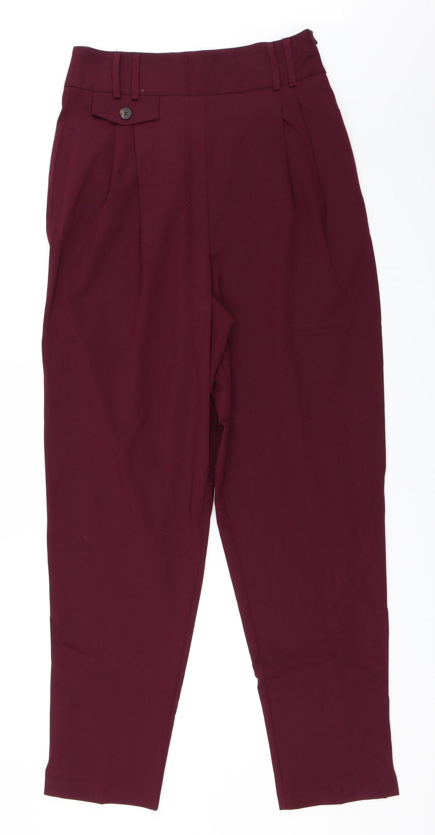 ASOS Womens Red   Trousers  Size 10 L31 in