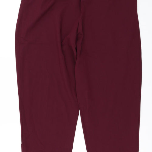 ASOS Womens Red   Trousers  Size 10 L31 in