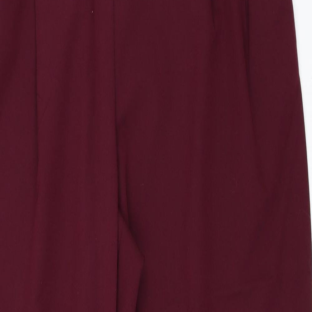 ASOS Womens Red   Trousers  Size 10 L31 in