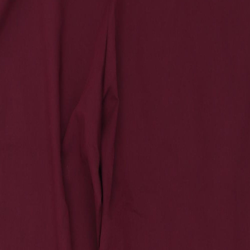 ASOS Womens Red   Trousers  Size 10 L31 in