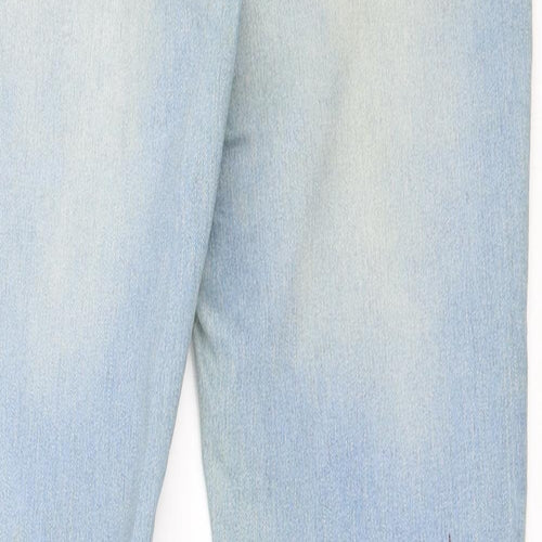 Primark Womens Blue  Denim Straight Jeans Size 10 L29 in