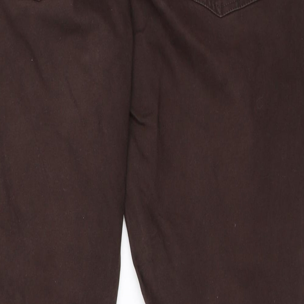 Debenhams Womens Brown   Straight Jeans Size 16 L29 in