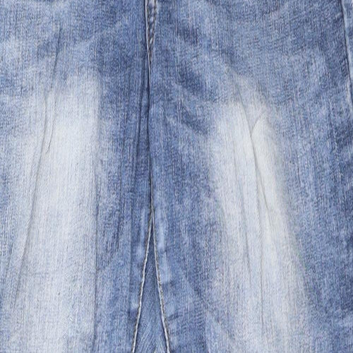 Preworn Womens Blue  Denim Skinny Jeans Size 38 L29 in