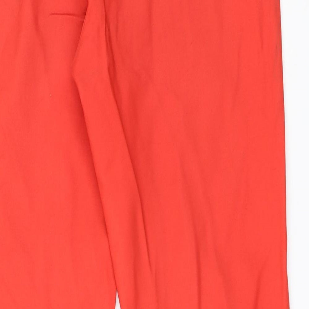 RESERVED Womens Red   Trousers  Size 34 L28 in