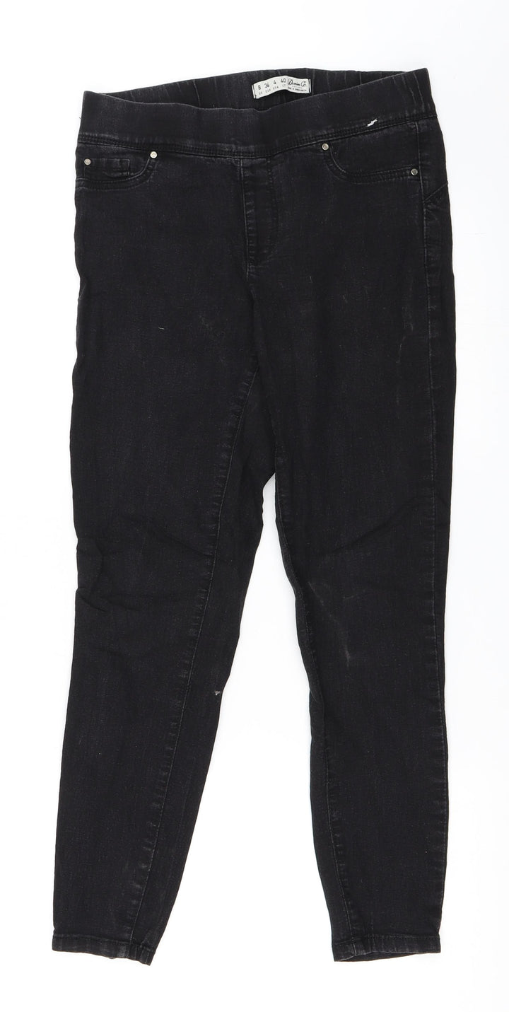 Primark Womens Black Jegging Jeans Size 8 L25 in