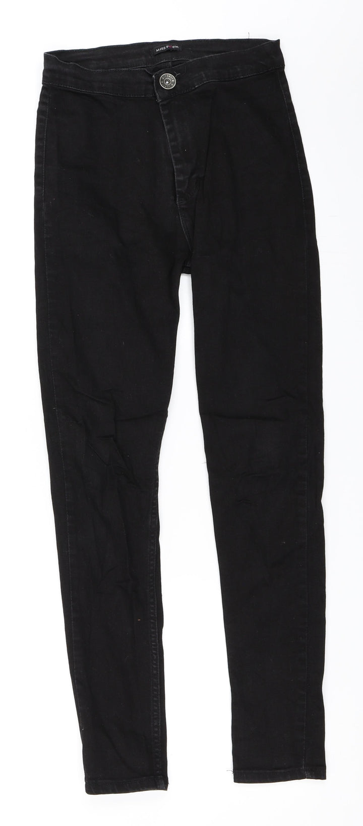 Miss Poem Womens Black Denim Skinny Jeans Size 29 in L27 in
