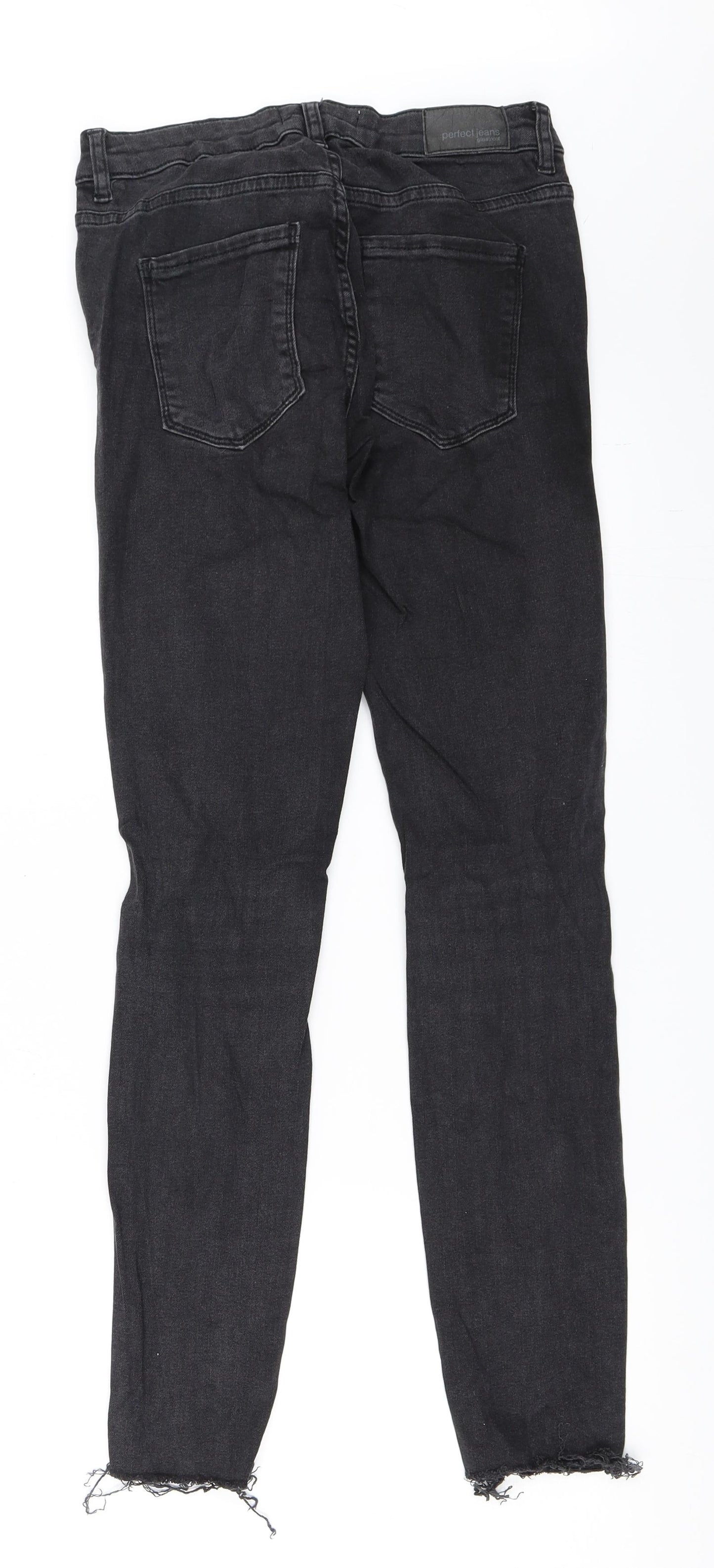 Gina Tricot Womens Black  Denim Skinny Jeans Size 38 L29 in