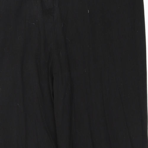 Marks and Spencer Womens Black   Trousers  Size 14 L28 in