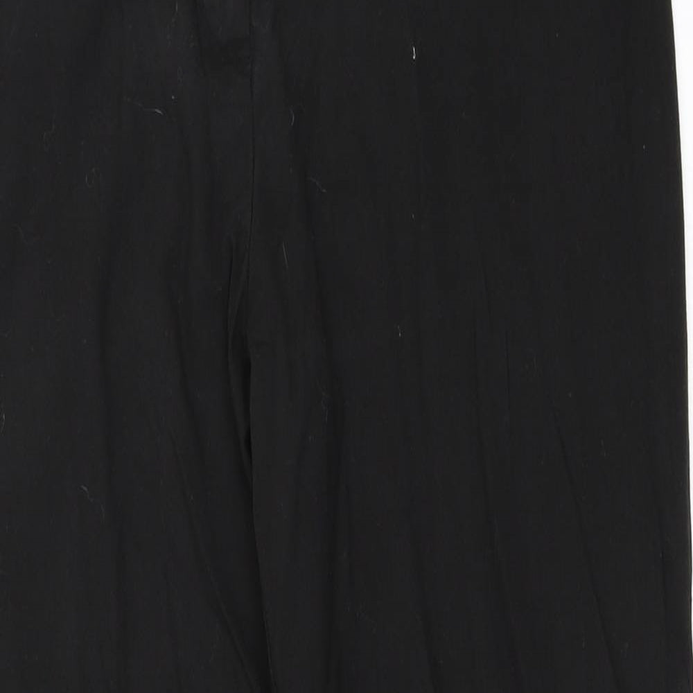 Marks and Spencer Womens Black   Trousers  Size 14 L28 in